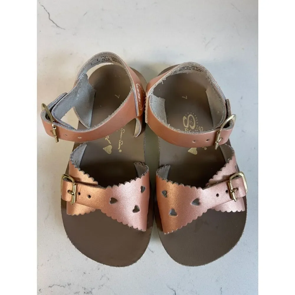 Sun-San Sweetheart - Little Kid - Toddler Size 8 Color: Rose Gold Worn 2-3 Times
